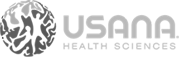 Usana logo in grayscale