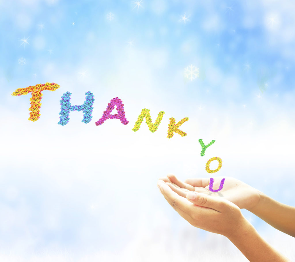 Learn the power of thank you